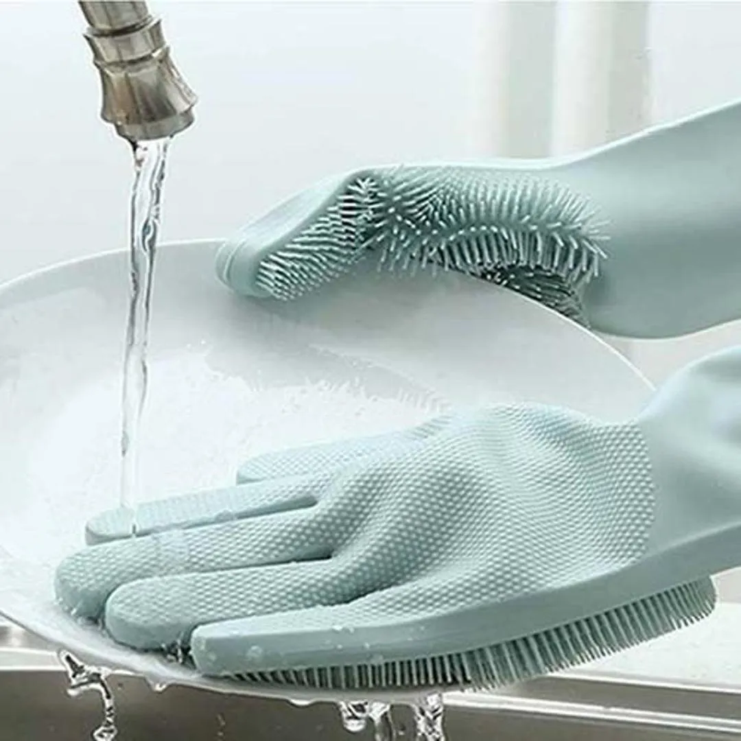 pair of silicone dish washing gloves multicolor pair of silicone dish washing gloves multicolor