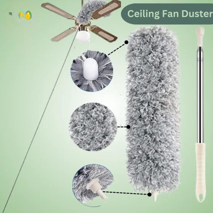 microfiber ceiling fan duster grey extendable pole microfiber ceiling fan duster grey extendable pole