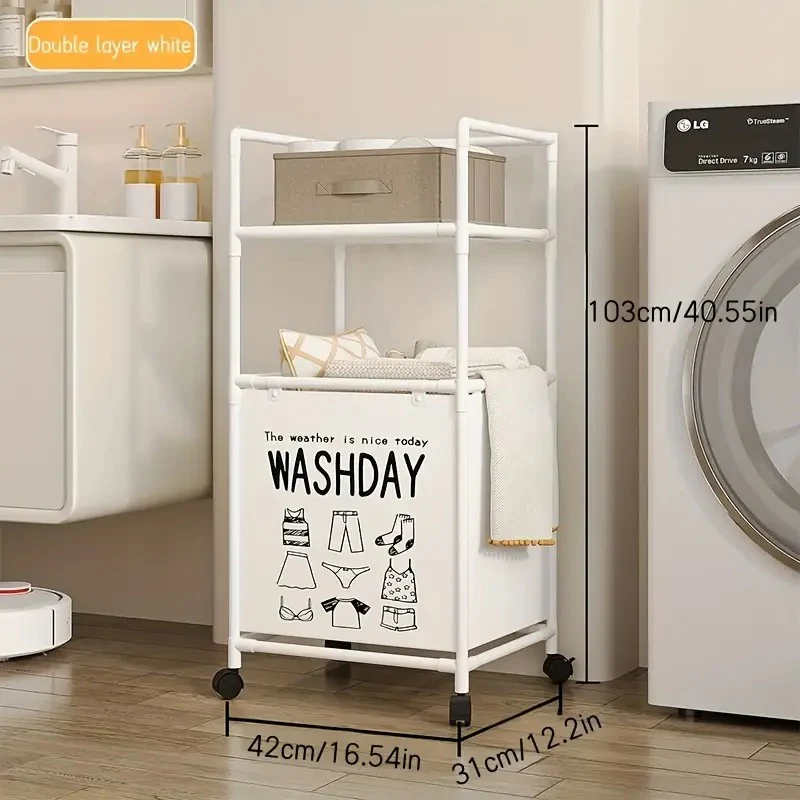 2 layer multifunctional laundry storage rack black 2 layer multifunctional laundry storage rack black